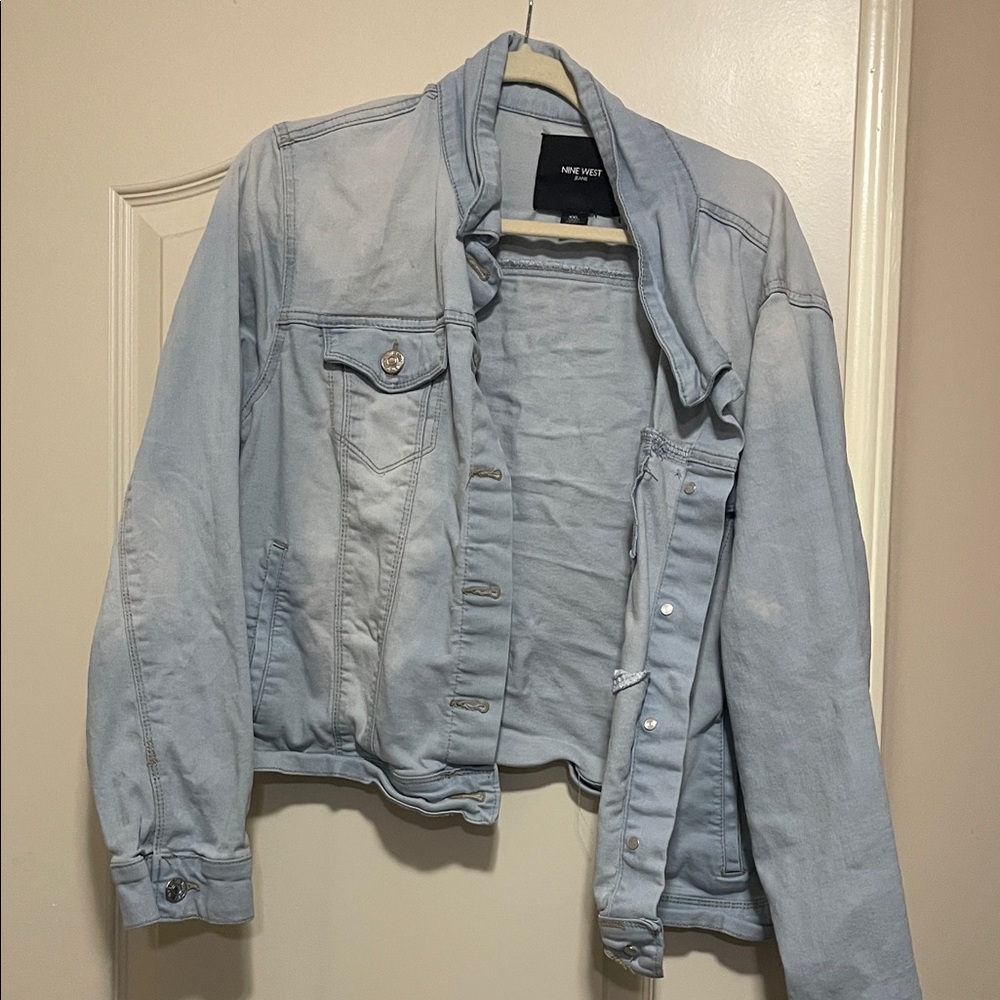 Nine West Light Blue Jean Jacket